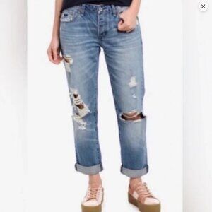 2/$30 Abercrombie & Fitch Ames Low Rise Slim Boyfriend Jeans Size 25 #1484